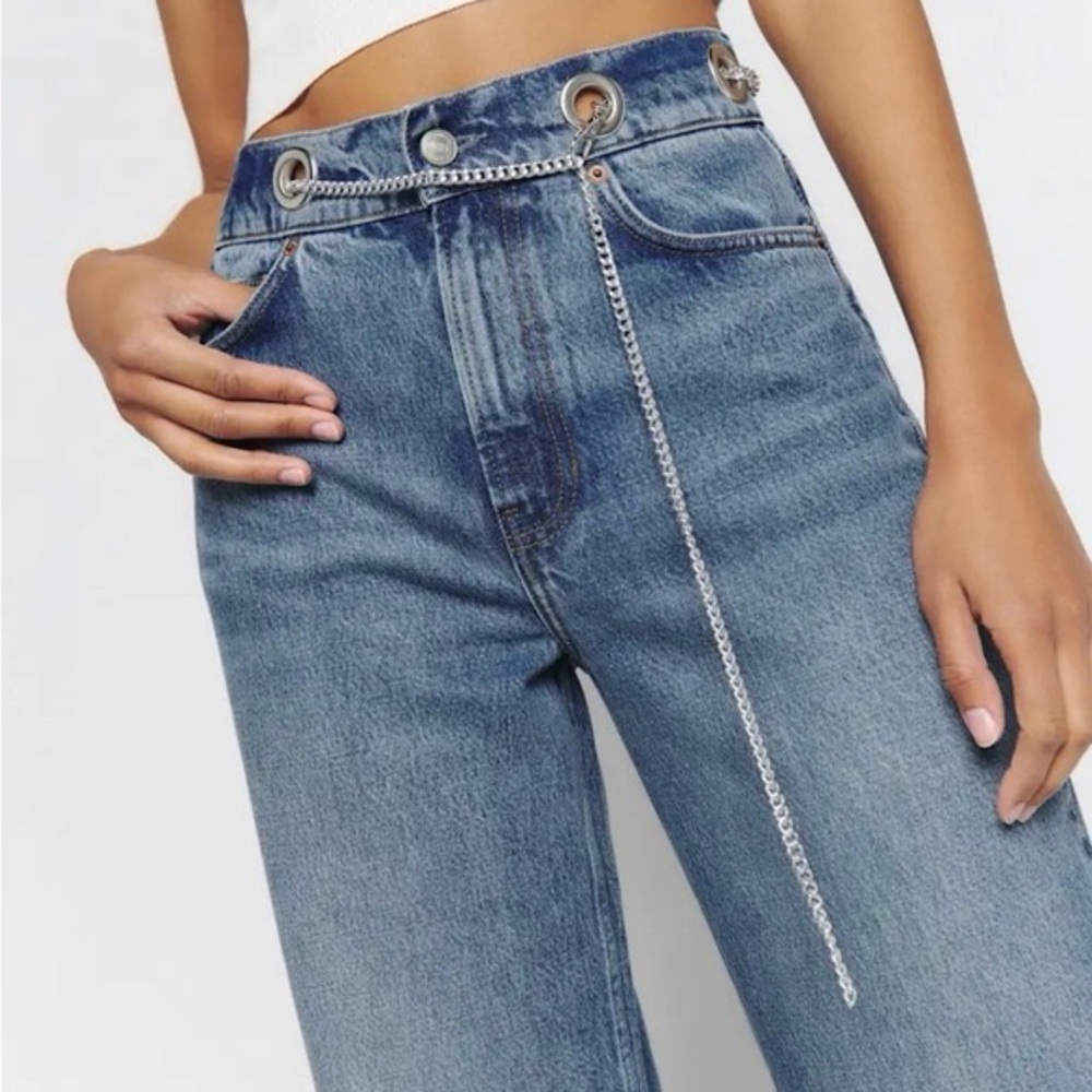 Reformation High Rise Slouchy Wide Leg Jeans